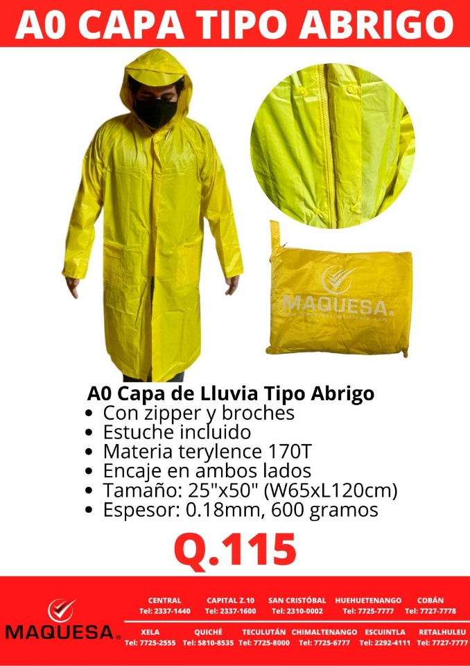 impermeable xela